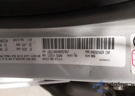 2008 Dodge Avenger Se from USA, damaged, VIN 1B3LC46KX8N537947